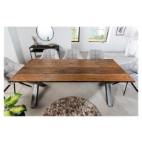LuxD Designový jídelní stůl Shark X 220 cm recyklované dřevo