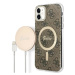 Kryt Guess Case + Charger Set iPhone 11 6,1" brown hard case 4G Print MagSafe (GUBPN61H4EACSW)