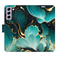 iSaprio flip pouzdro Blue Flowers 02 pro Samsung Galaxy S21 FE 5G