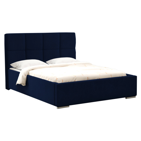 Eka Čalouněná postel Malo 180x200 cm Barva látky - Fresh: Modrá (11)