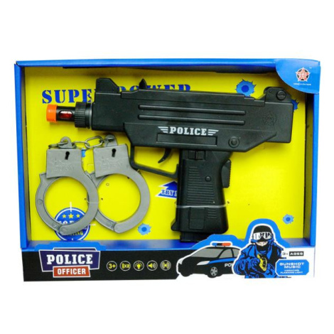 Policejní pistole s pouty MAC TOYS