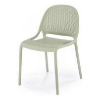 HALMAR Plastová židle K532 bílá