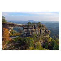 Fotografie Czechia, Bohemian Switzerland, Elbe Sandstone Mountains,, Westend61, 40 × 26.7 cm