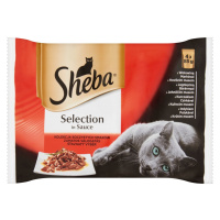 Sheba Selection kapsičky, výběr masa 4 x 85 g