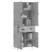 vidaXL Skříň highboard betonově šedá 69,5x34x180 cm kompozitní dřevo