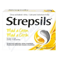 Strepsils Med a Citron 0.6mg/1.2mg pas.36