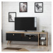 Hanah Home TV stolek Parion 150 cm dub/černý