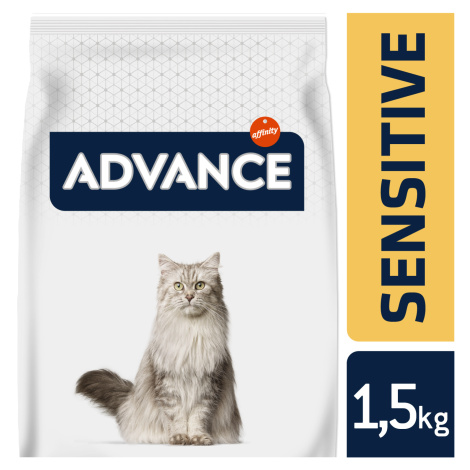 ADVANCE CAT Adult losos a rýže Sensitive 1,5 kg