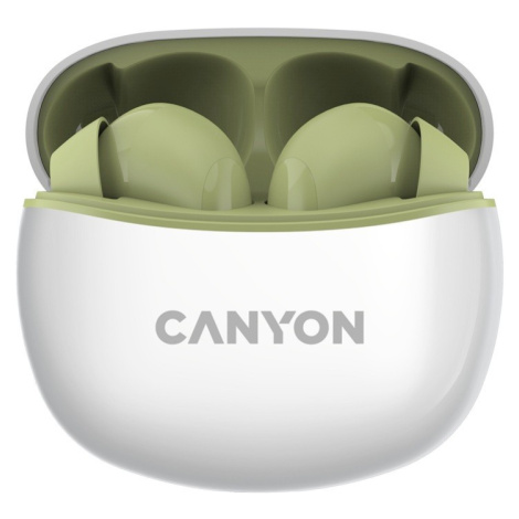 Canyon Bezdrátová stereo sluchátka True Wireless TWS-5 zelená