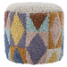 BLOOMINGVILLE MINI Miaki Pouf, šedá, bavlna