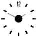 ModernClock 3D nalepovací hodiny Point černé