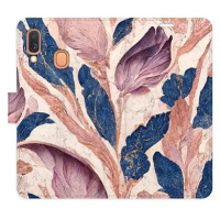 iSaprio flip pouzdro Old Leaves 02 pro Samsung Galaxy A40