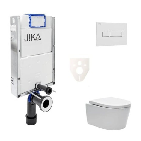 Cenově zvýhodněný závěsný WC set Jika k zazdění + WC SAT Brevis SIKOJW1