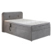 Carryhome POSTEL BOXSPRING cm, textil, světle šedá