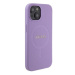 Guess hard kryt na iPhone 15 6.1" Purple Saffiano MagSafe