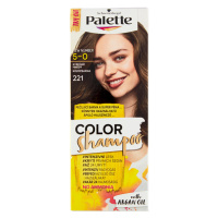 Schwarzkopf Palette Color Shampoo barva na vlasy Středně Hnědý 5-0 (221)