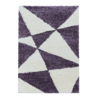 Kusový koberec Tango Shaggy 3101 lila
