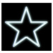 DecoLED LED světelná hvězda na VO, pr. 80 cm, ledově bílá