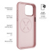 Zadní kryt FIXED MagFlow s podporou MagSafe pro Apple iPhone 15 Pro, růžová