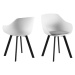 Actona Designová židle Tina II bílá