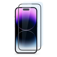 Spello ochranné sklo pro iPhone 13/13 Pro/14 - 2ks s instalačním rámečkem