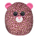 TY Squish LAINEY - růžový leopard 30cm