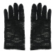 Guirca Černé krajkové rukavice 22 cm