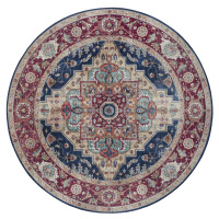 Nouristan - Hanse Home koberce AKCE: 160x160 (průměr) kruh cm Kusový koberec Asmar 104017 Indigo