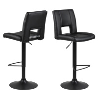 Dkton Designová barová židle Almonzo černá