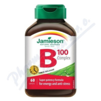 JAMIESON B-komplex 100mg s postupným uvolň.tbl.60