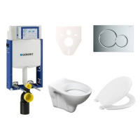 Cenově zvýhodněný závěsný WC set Geberit k zazdění + WC S-Line S-line Pro 110.302.00.5NR2