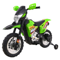 mamido Dětská elektrická motorka Cross Force zelená