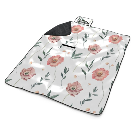 Plážová deka Romantické pryskyřníky: 200x140 cm