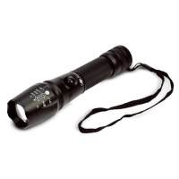 Solight LED nabíjecí profesionální svítilna, 600lm, T6 XML Cree LED, zoom, Li-Ion