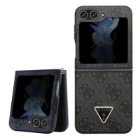 Guess hard silikonový kryt Samsung Galaxy Z Flip 5 Black 4G Triangle