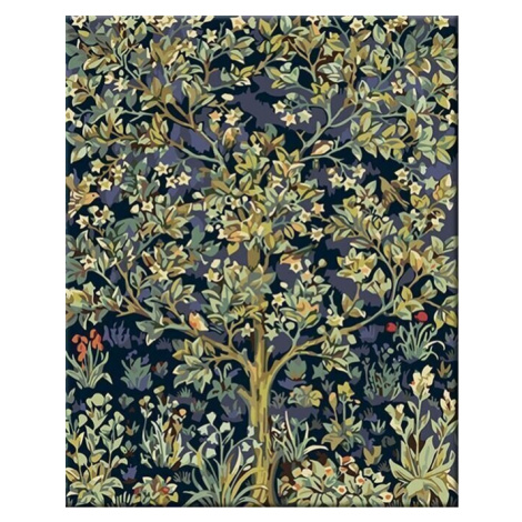 Zuty Malování podle čísel Květinový strom života