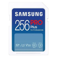 Samsung/SDXC/256GB/USB 3.0/USB-A/Class 10/+ Adaptér/Modrá