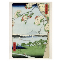 Umělecký tisk Hokusai - Massaki And Suijin Grove, Utagawa Hiroshige, (30 x 40 cm)