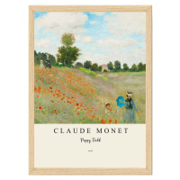Plakát v rámu 55x75 cm Claude Monet – Wallity