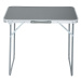 Ak furniture Kempingový stolek ARES 70x50 cm šedý
