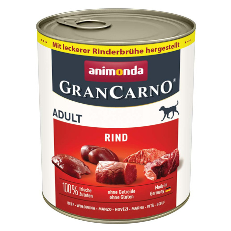 Animonda GranCarno Adult s čistě hovězím masem 24x800g