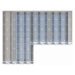 Dekorační žakárová záclona s řasící páskou HELLEN 150 bílá 400x150 cm MyBestHome