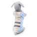 Vsepropejska Slim-Roy reflexní pláštěnka pro psa Barva: Modrá, Délka zad (cm): 44, Obvod hrudník
