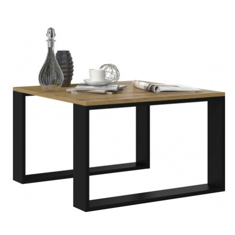 Konferenční stolek MODERN MINI - dub artisan/černá