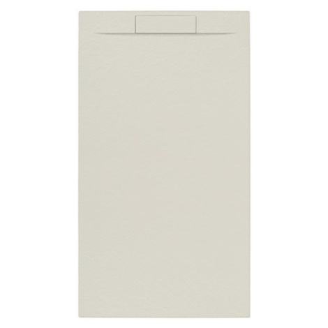 Sprchová vanička obdélníková SAT Fusion 100x80 cm litý mramor Beige SATFU10080BE