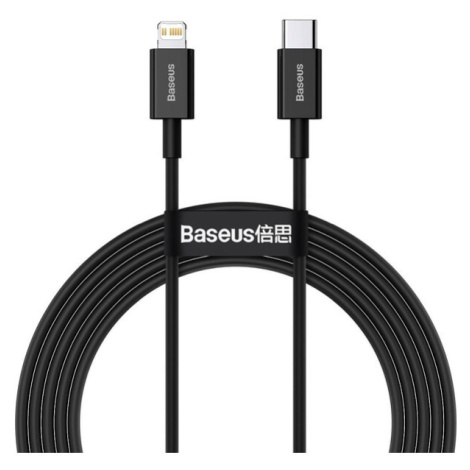 Baseus Superior Series rychlonabíjecí kabel Lightning 20W 2m černá