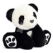 Plyšová panda So Chic Panda Histoire d’ Ours černo-bílá 25 cm od 0 měsíců