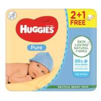 HUGGIES Vlhčené ubrousky Pure Triplo 56x3 ks