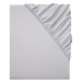 LIVARNO home Saténové napínací prostěradlo, 90-100 x 200 cm (světle šedá)