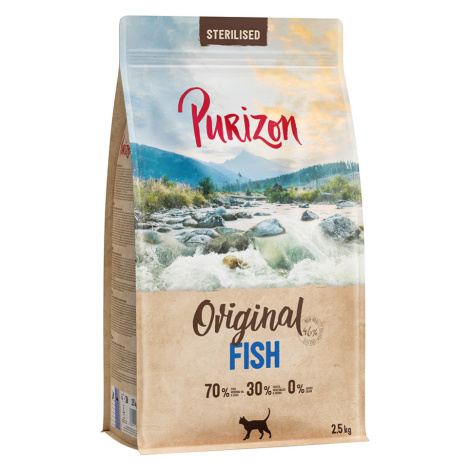 Purizon Sterilised Adult s rybou – bez obilnin - 2,5 kg